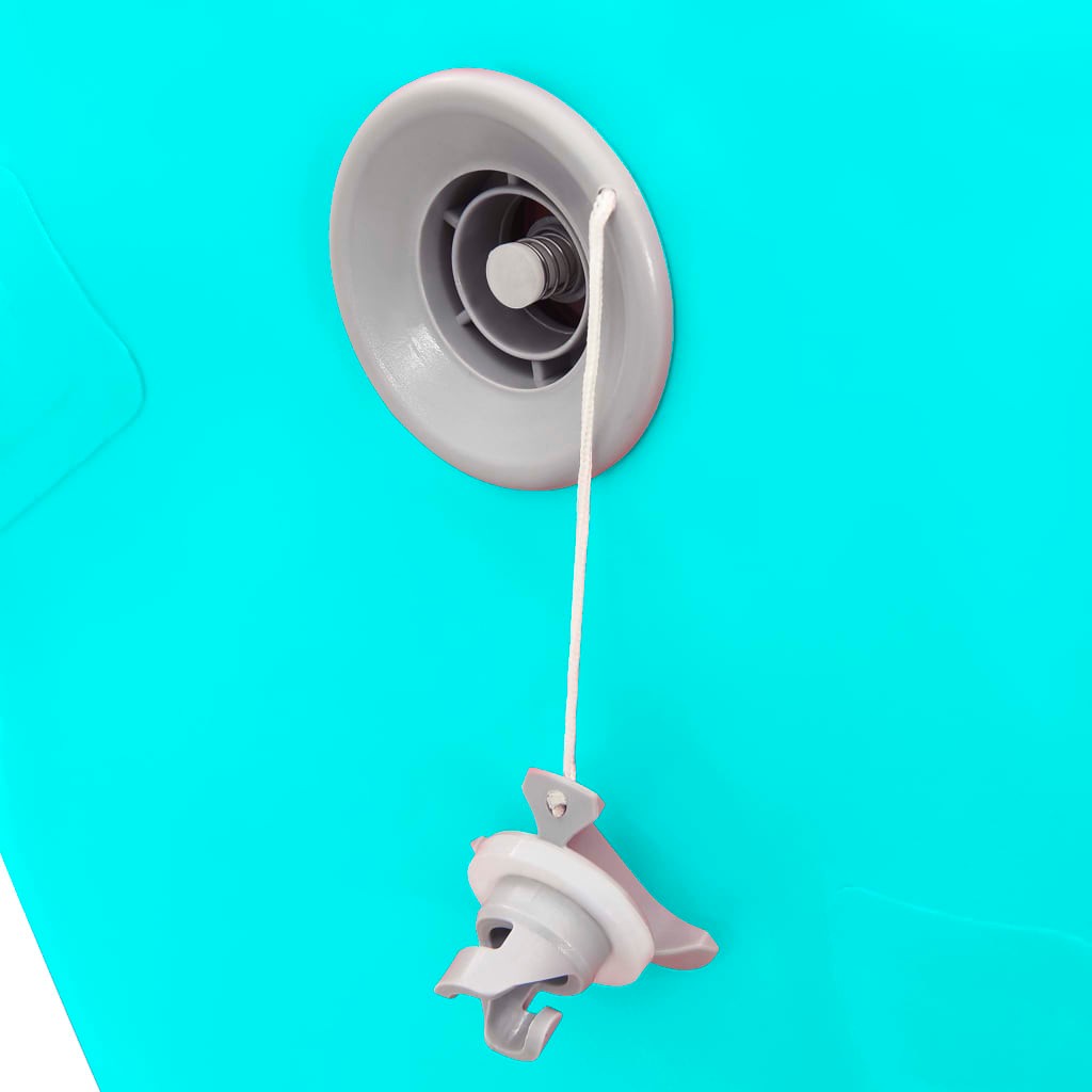 Inflatable Gymnastic Roll with Pump 100x60 cm PVC Green